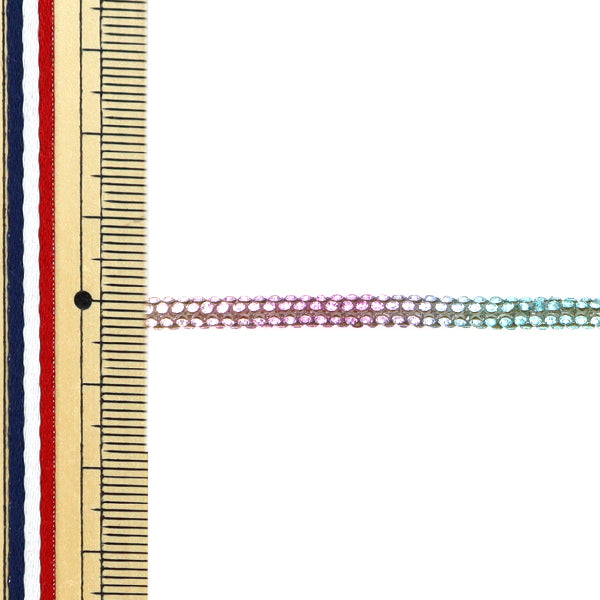 Craft Cord "Neroli Rose Glitter Crystal Cord Rainbow NR-08"