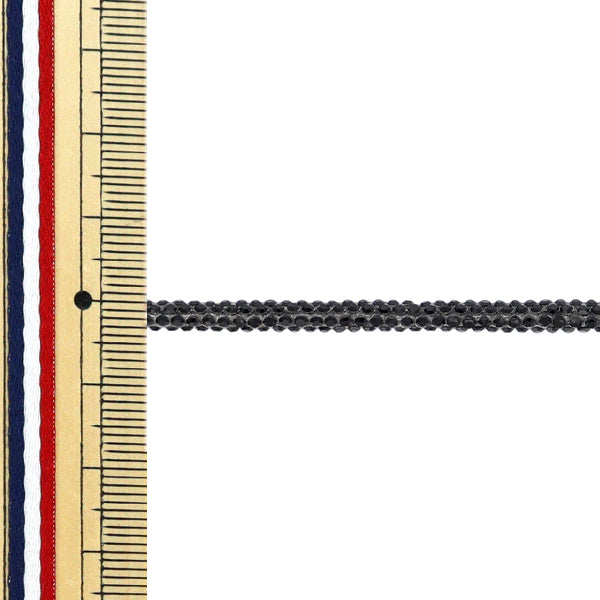 Шнур для рукоделия "Кристаллический шнур Neroli Rose Blitter Black NR-08" KIYOHARA