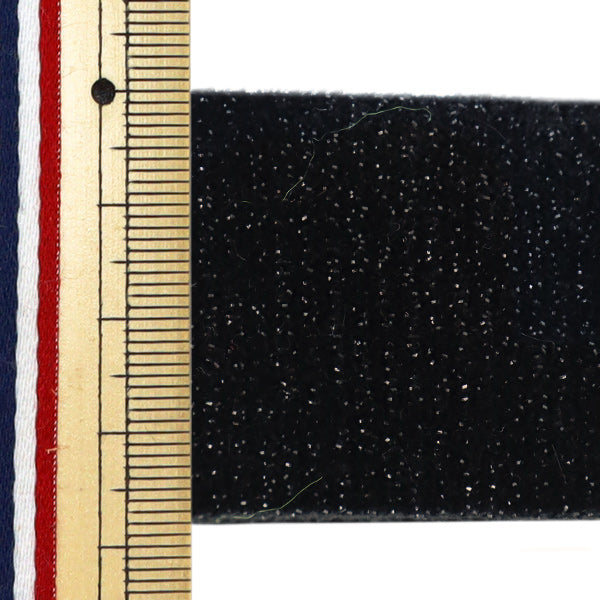 شريط الحرف اليدوية "شريط بريق 38 مم عرض 2M أسود Tao118-38" KIYOHARA