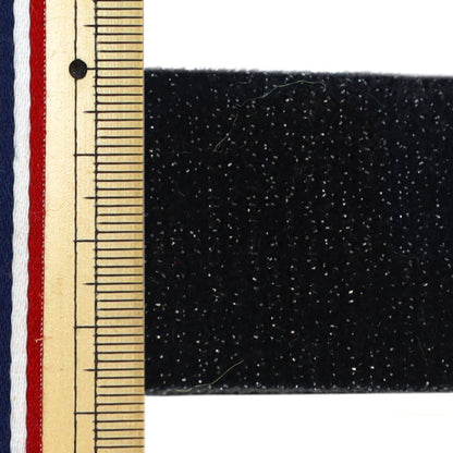 شريط الحرف اليدوية "شريط بريق 38 مم عرض 2M أسود Tao118-38" KIYOHARA