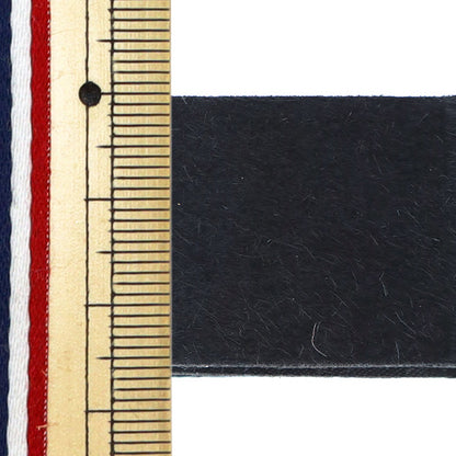 Ручная лента "Меховая лента 25 мм шириной 2 мл черный дао253-25" KIYOHARA