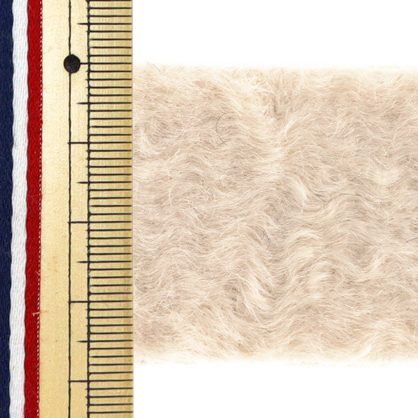 Ручная лента "Меховая лента 38 мм ширина 2m крем Tao437-38" KIYOHARA