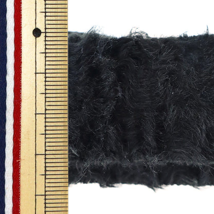 Ручная лента "Меховая лента 38 мм ширина 2m черный дао437-38" KIYOHARA