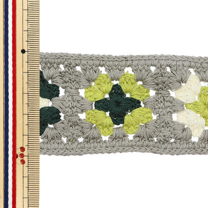 Craft лента "вязаная лента, ширина 5 см x длина 1,3 м KT130-6" KIYOHARA