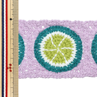 Craft лента "вязаная лента, ширина 6 см x длина 1,3 м KT130-8" KIYOHARA