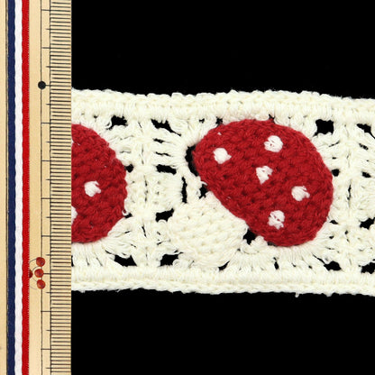 Craft лента "вязаная лента, ширина 5,5 см x длина 1,3 м KT130-9" KIYOHARA