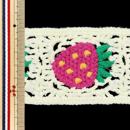 Craft лента "вязаная лента, ширина 6 см x длина 1,3 м KT130-10" KIYOHARA