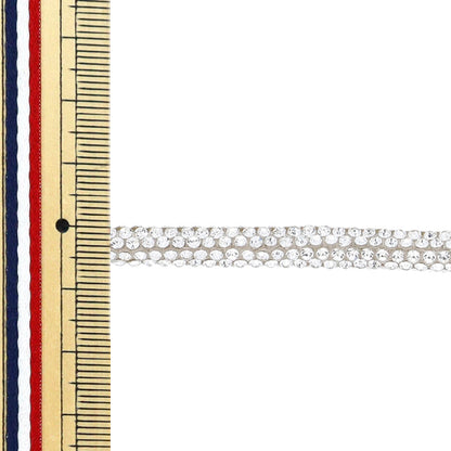 Шнур для рукоделия "Neroli Rose Glitter Crystal Buse Lose Silver NR-12" KIYOHARA