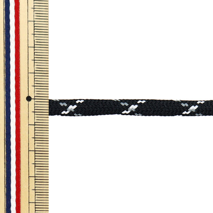 Kordel "Stilvolles Kabel ca. 6 mm x 3m schwarzer HMC-03" KIYOHARA