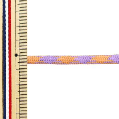 Kordel "Stylisches Kabel ca. 6 mm x 3m Lavendel Orange HMC-03" KIYOHARA