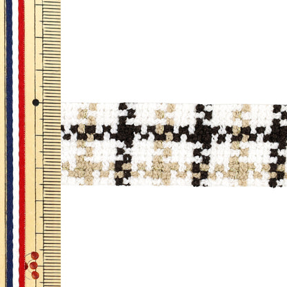 수예테이프 "트위드테이프 2025 대략. 25mm 너비의 x 2m 길이 베이지 색 YRC2520-25"