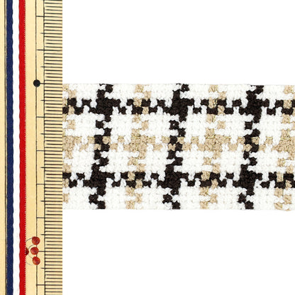 手芸テープ 『ツイードテープ 2025 約幅38mm×長さ2m ベージュ YRC2520-38』