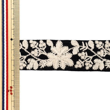 [الكمية تبدأ من 5] حرف اليدويةالزركشة "2022 زركشة التطريز الهندي أسود 43432 ب"