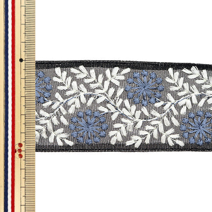 [De la cantidad 5] ArtilleraRibete "2024 Ribete bordado indio Black X Gray 46255h"