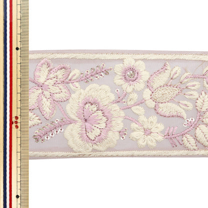 [Из количества 5] ремесленникОтделка "2024 Отделка для индийской вышивки Brown x brown 46254a"