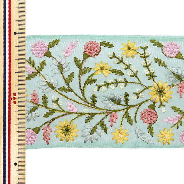 [الكمية من 5] الحرف اليدويةالزركشة "2024 زركشة التطريز الهندي أخضر × أصفر 46282D"