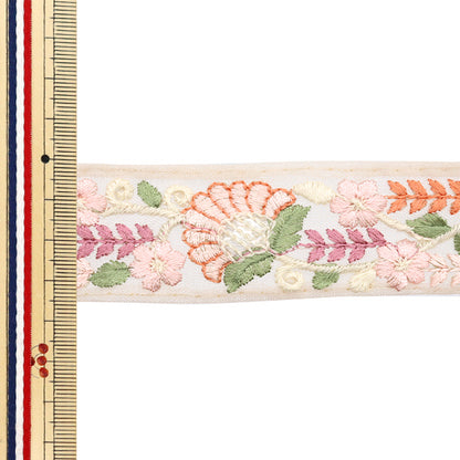 [Из количества 5] ремесленникОтделка "2024 Отделка для индийской вышивки Pink x Pink 3132L"