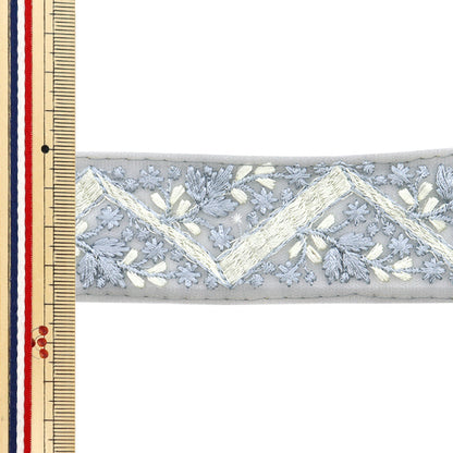 [Из количества 5] ремесленникОтделка "2024 Отделка для индийской вышивки Синий x синий M-218K"