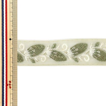 [الكمية تبدأ من 5] حرف اليدويةالزركشة "2024 زركشة التطريز الهندي الأخضر X الأخضر M-225J"