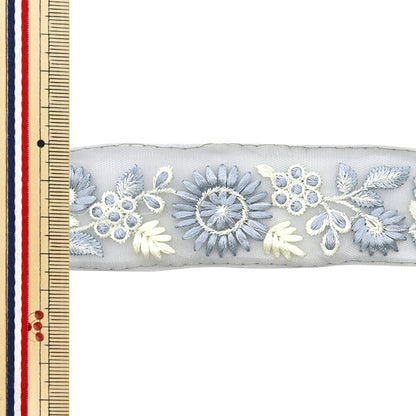 [Из количества 5] ремесленникОтделка "2024 Отделка для индийской вышивки Серый x grey m-229a"