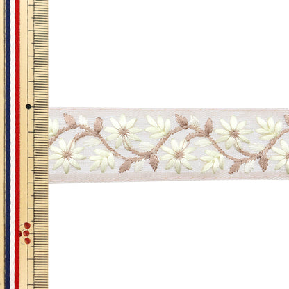 [Из количества 5] ремесленникОтделка "2024 Отделка для индийской вышивки Brown x brown 2213b5"