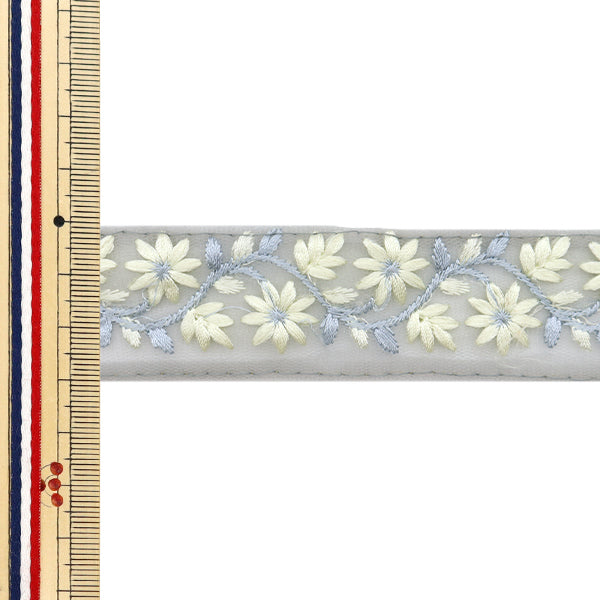 [Из количества 5] ремесленникОтделка "2024 Отделка для индийской вышивки Серый x grey 2213b6"