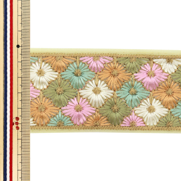 [Из количества 5] ремесленникОтделка "2024 Отделка для индийской вышивки Зеленый x green 2237b5"