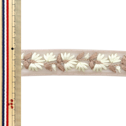 [Из количества 5] ремесленникОтделка "2024 Отделка для индийской вышивки Brown x brown 46210b4"