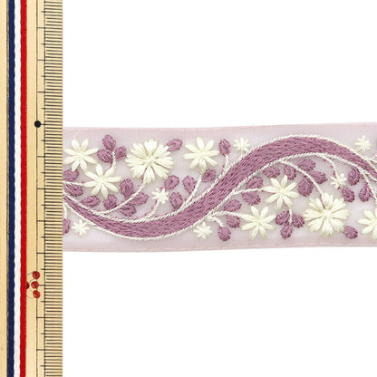 [Из количества 5] ремесленникОтделка "2024 Отделка для индийской вышивки Purple x Purple 46365b15"