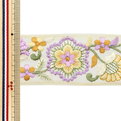 [Количество, начиная с 5] ремесленные изделияОтделка "2024 Отделка для индийской вышивки Желтый x фиолетовый 2221i"