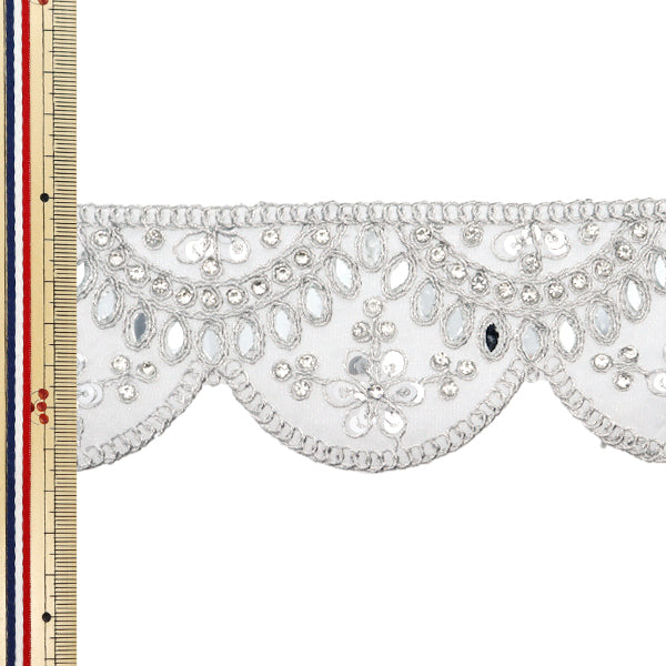 [Quantité à partir de 5] artisanatGarniture "2024 Mirror Blade Silver 47436"