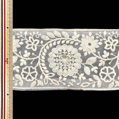 [الكمية تبدأ من 5] حرف اليدويةالزركشة "2022 زركشة التطريز الهندي أبيض X White 089C"