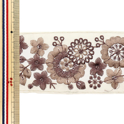 [Количество, начиная с 5] ремесленные изделияОтделка "2024 Отделка для индийской вышивки Бежевый x Purple 785g"