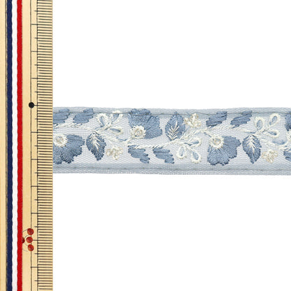 [Quantité à partir de 5] artisanatGarniture "2024 Garniture de broderie indienne Gris x gris 802Q"