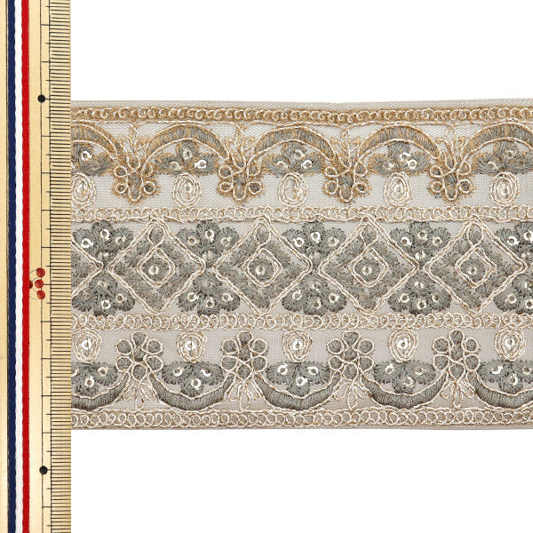 [Количество, начиная с 5] ремесленные изделияОтделка "2024 Отделка для индийской вышивки Бежевый x greige m-400#3"