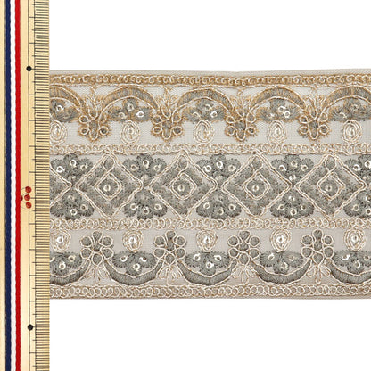 [Количество, начиная с 5] ремесленные изделияОтделка "2024 Отделка для индийской вышивки Бежевый x greige m-400#3"