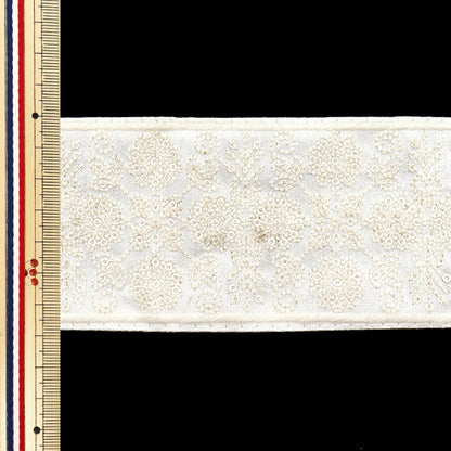 [Количество, начиная с 5] ремесленные изделияОтделка "2024 Отделка для индийской вышивки Белый M-470J"