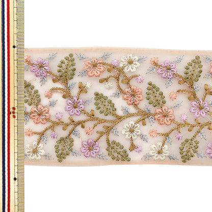 [الكمية تبدأ من 5] حرف اليدويةالزركشة 『زركشة التطريز الهندي تقريبا. 9 سم وردي M-543#2"