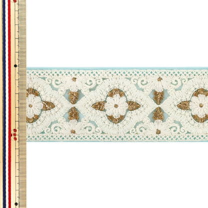 [الكمية تبدأ من 5] حرف اليدويةالزركشة "2023 زركشة التطريز الهندي الأخضر س 376F"