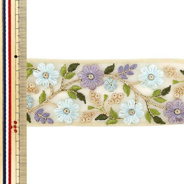 [الكمية تبدأ من 5] حرف اليدويةالزركشة "2025 زركشة التطريز الهندي تقريبا. 5cm Beige X Green M-880e"