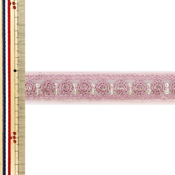 [الكمية تبدأ من 5] حرف اليدويةالزركشة "2025 زركشة التطريز الهندي تقريبا. 2.5 سم الأرجواني الأرجواني الأرجواني M-949F"