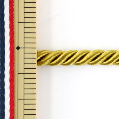 [Quantità da 5] Cordoncino per l'artigianato "Cordino twist ocra B KY-7-B6"