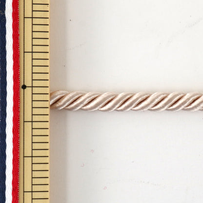 [수량 5개부터] 수공예 끈 『트위스트 코드 아이보리 B KY-7-B3"