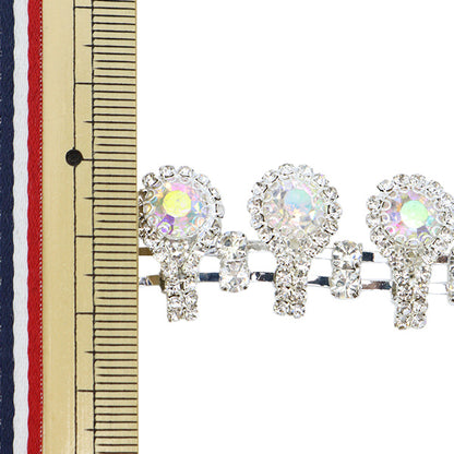 【数量5から】 手芸ブレード 『ゴージャスブレード 幅約2.1cm シルバー GY-86-19-11S』