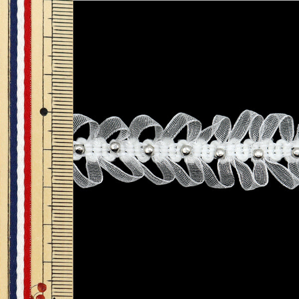 【数量5から】 手芸ブレード 『レースブレード ホワイト ISY-6-24-125』