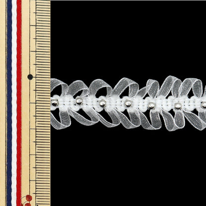 【数量5から】 手芸ブレード 『レースブレード ホワイト ISY-6-24-125』