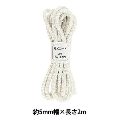 수공예 끈 "유리 코드 컬러 135 약 5mm 너비의 x 2m sic-3096"