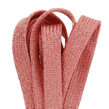 Cordon d'artisanat "Cordon plat pailleté, couleur 154, environ 8 mm de large x 2m sic-3097"