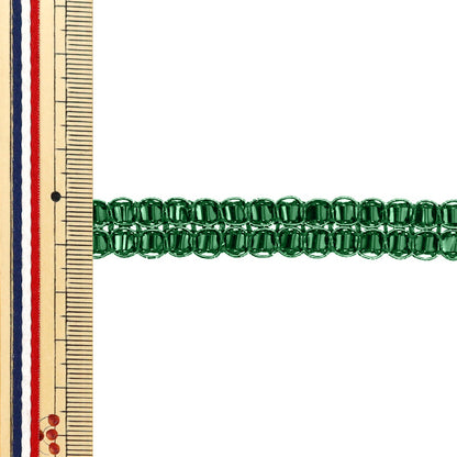 [Quantity starting from 5] HandicraftsTrim 『Glitter trim Approx. 1.5cm wide Green Color 16 22021-16"