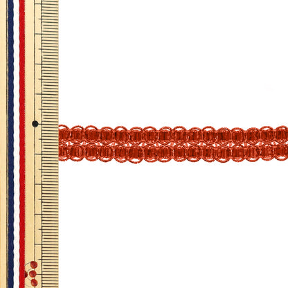 [Quantity starting from 5] HandicraftsTrim 『Glitter trim Approx. 1.5cm wide Red color 23 22021-23"